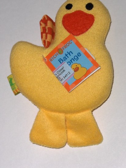 New Rich Frog Bath Sponge Duck Sponge