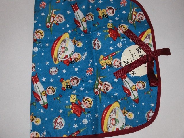 New Funkie baby Go Mat diaper change mat retro astronauts