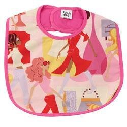 New Funkie baby pink fashionista bib baby girl