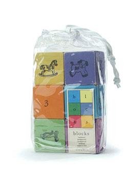 New Kerri Lee Hardwood handpainted & handprinted blocks made in the USA nontoxic