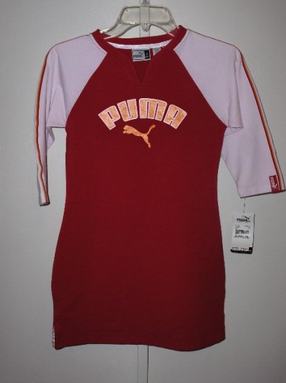 New Red Puma girls dress size L-12