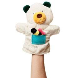 New Manhattan Toy Bear Puppettos hand puppet