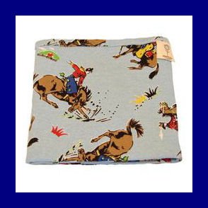 New Baby Boy Mad Boy by Mad Sky Cowboy Blanket