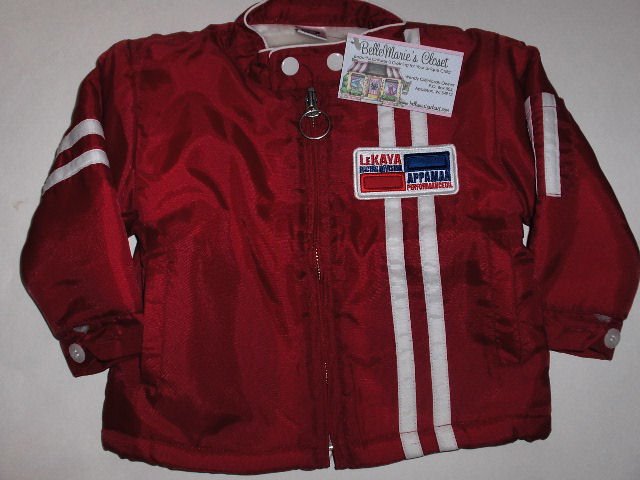 New Appaman Red lined jacket infant boys size 12 months