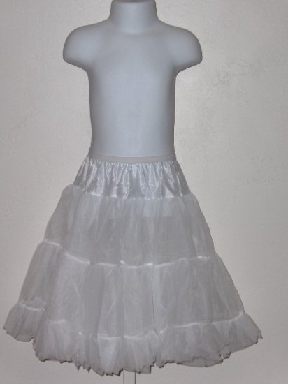 New Girls J.C. Collections size 7 knee length half petticoat