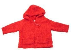 New Baby Jak of San Francisco Red zip up sweater size S 6-12 months