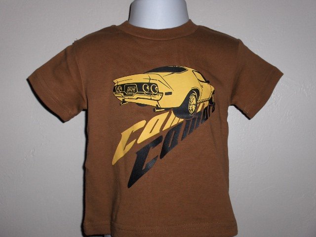 New Appaman Brown short sleeve Camaro car tee size boys 18 months