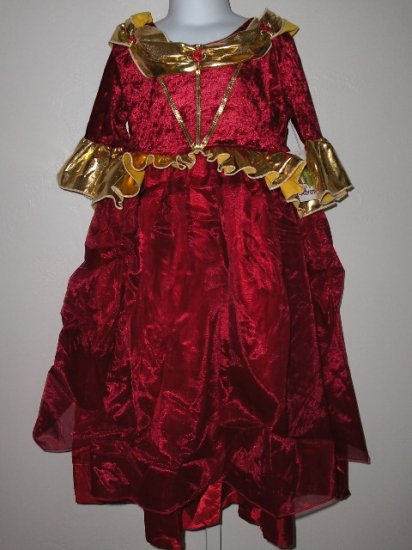 Little Adventures Winter Beauty Red Deluxe Girls costume size large ages 5-7