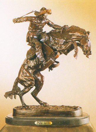 Bronco Buster by Frederic Remington