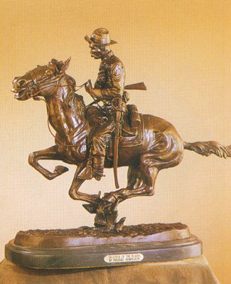 Trooper of the Plains by Frederic Remington