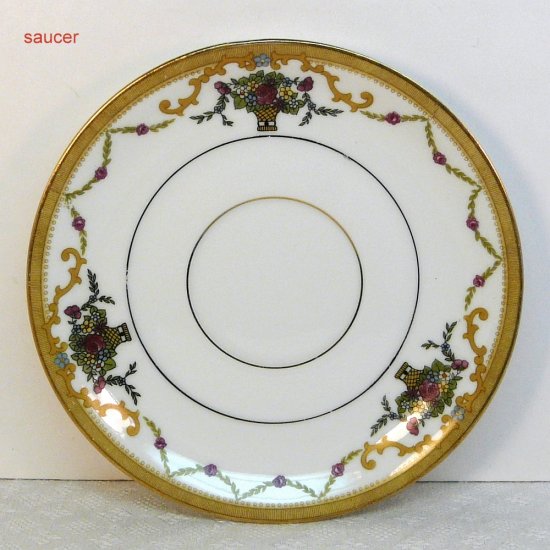 Vtg saucer Royal Bayreuth ROB16 pattern porcelain Bavaria