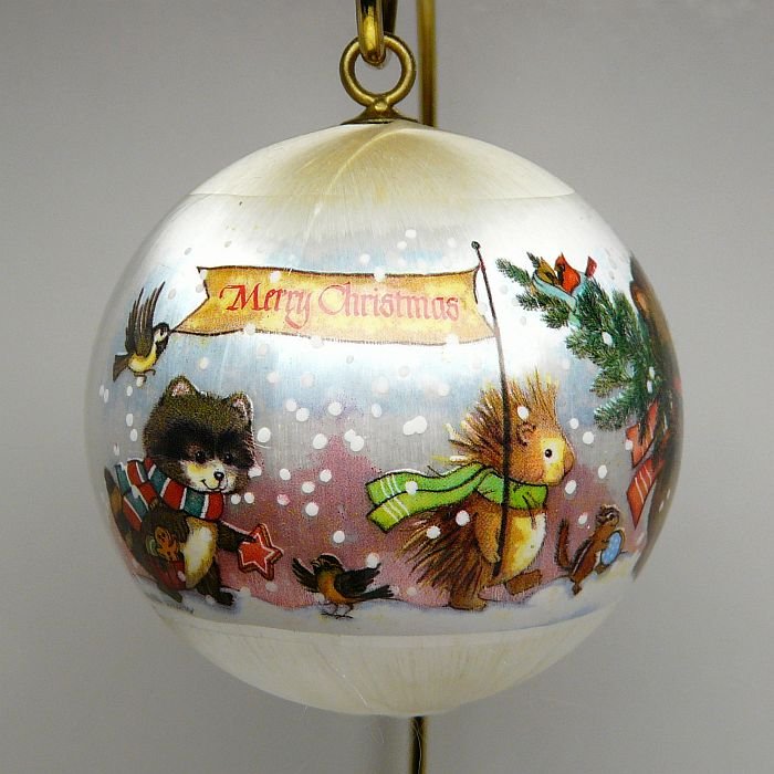vintage christmas ornament current inc sleeved satin ball vintage christmas ornament current inc sleeved satin ball