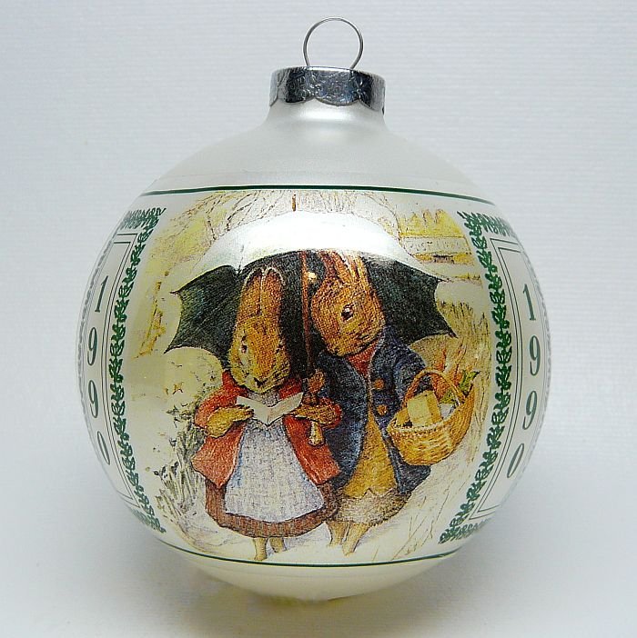 vtg warne beatrix potter christmas ornament rabbits in the vtg warne beatrix potter christmas ornament rabbits in the