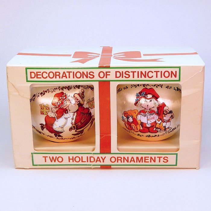 2 vtg rauch industries christmas ornaments sleeved satin 2 vtg rauch industries christmas ornaments sleeved satin