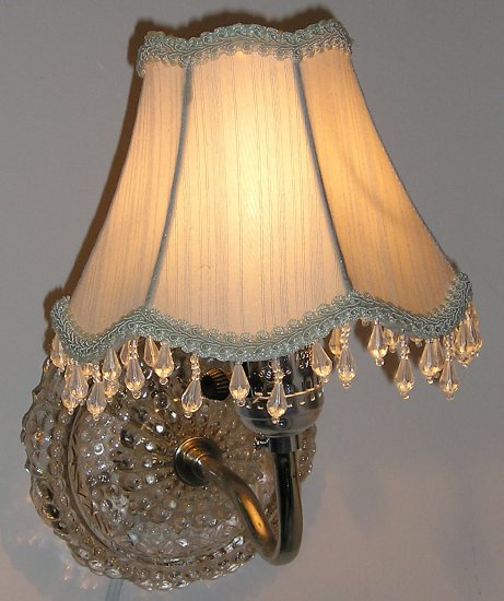Antique Silver Wall Lamp