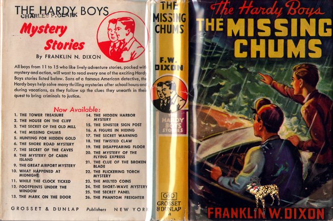 F W Dixon Hardy Boys # 4 The Missing Chums HB/DJ