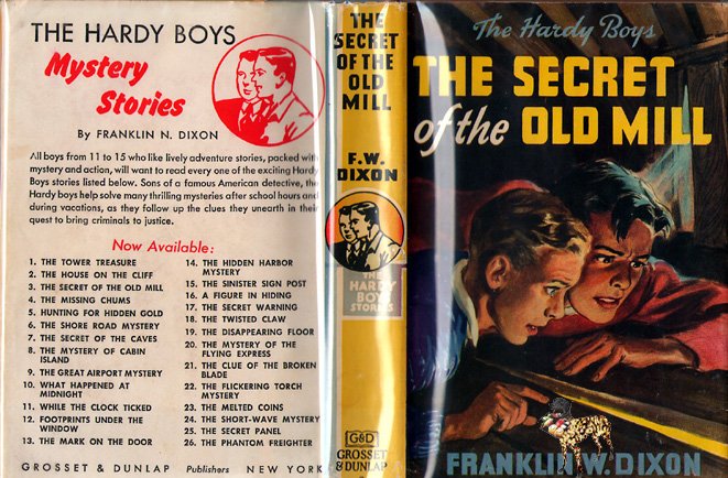 F W Dixon Hardy Boys # 3 The Secret of the Old Mill HB/DJ