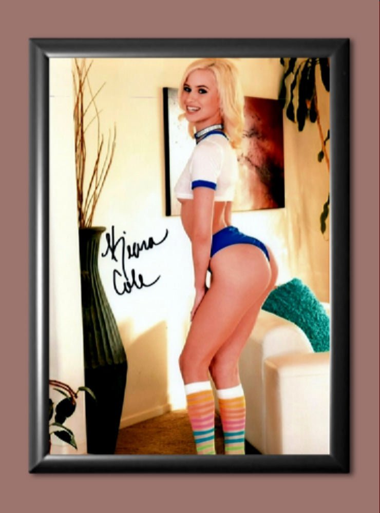 Kiara Cole Adult Model Signed Autographed Poster Photo A X