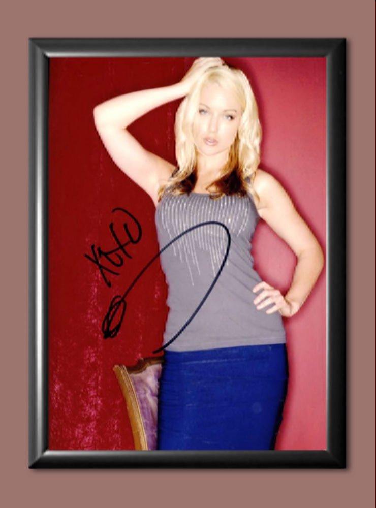 Kayden Kross Adult Model Signed Autographed Poster Photo A3 11 7x16 5
