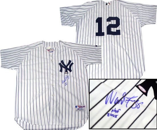 Wade Boggs Hand Signed "HOF 2005" NYY Jersey
