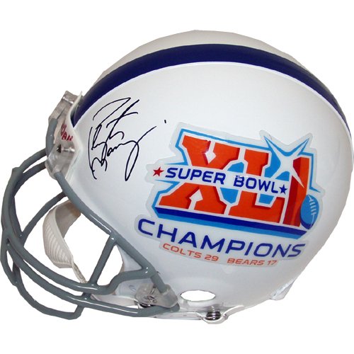 Peyton Manning Autographed Colts/Super Bowl XLI Helmet