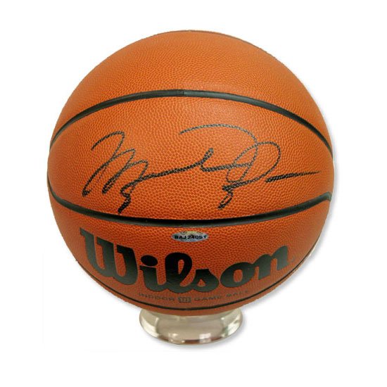 Michael Jordan Autographed Basketball (UDA)