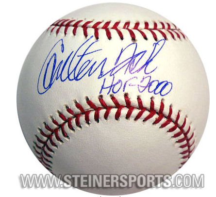 Carlton Fisk Hand Signed "HOF 2000" MLB Baseball