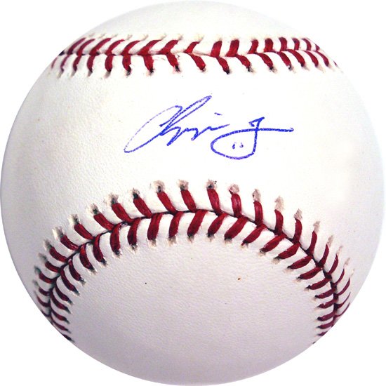 Chipper Jones Hand Signed Baseball