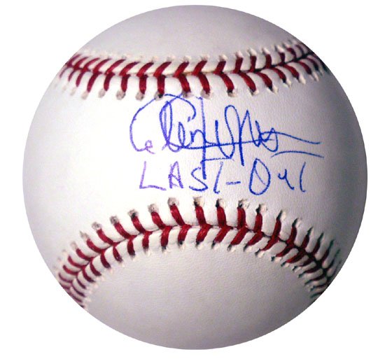 Cleon Jones Hand Signed "Last Out" Baseball