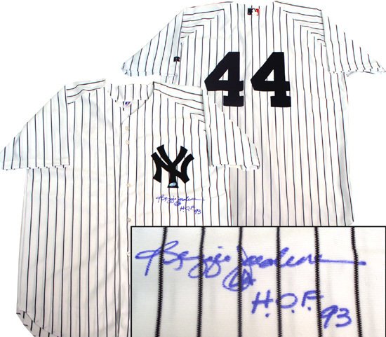 Reggie Jackson Hand Signed "HOF" NYY Jersey