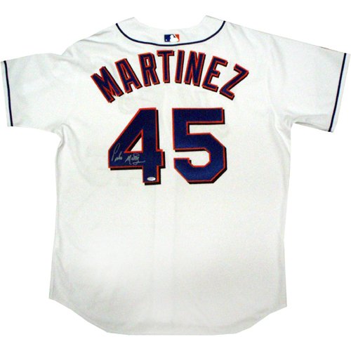 Pedro Martinez Autographed On Number NY Mets Authentic Home White Jersey