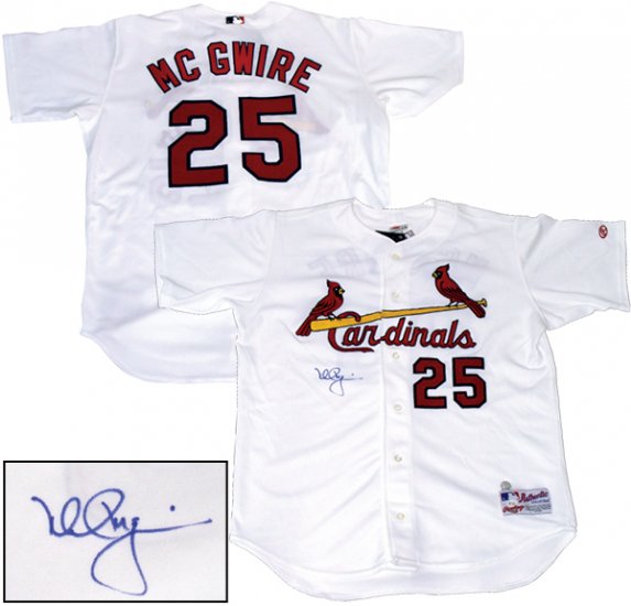 Mark McGwire Hand Signed Home Jersey