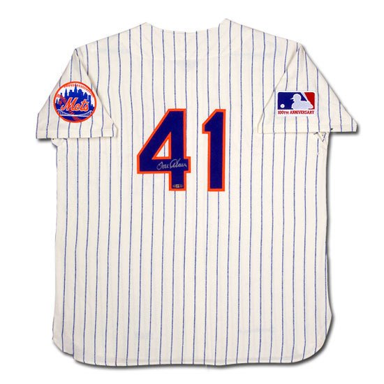 Tom Seaver Autographed New York Mets Mitchell & Ness "1969 Model" Home/White Jersey (UDA)