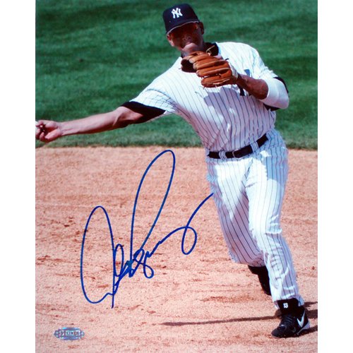 Alex Rodriguez Autographed Throwing 8x10 Photograph