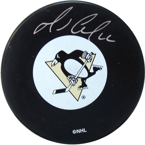 Mario Lemieux Autographed Penguins Puck