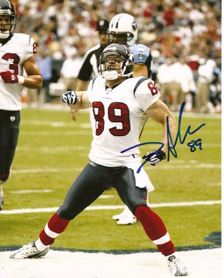 David Anderson Signed 8x10 Photo Houston Texans