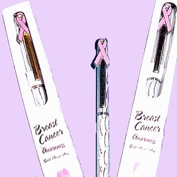 Pink Ribbon Ink Pen