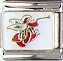 Angel with Trumpet Italian Charm