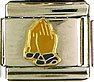 Praying Hands Italian Charm