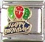 Happy Birthday Balloons Italian Charm