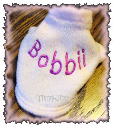 ANY COLOR/FONT Personalized Dog Coat Sweater XXXS-XXS-XS-S-M
