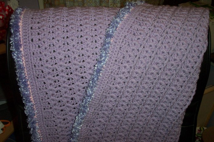 Lilac Baby Blanket