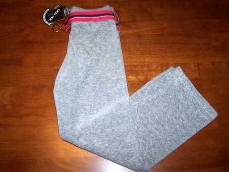 Juicy Couture Little Girls Velour Pants & Belt Size 12