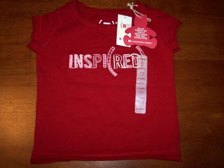 GAP Infant Girls NWT "Inspired" Tee Size 6-12 months