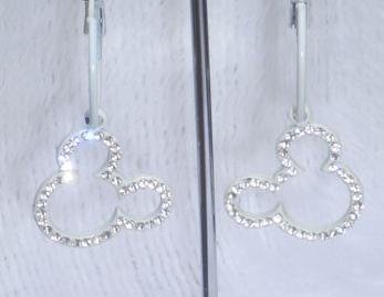 Diamond MickyMouse Earring