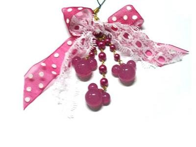 Pink Cell Phone Chain