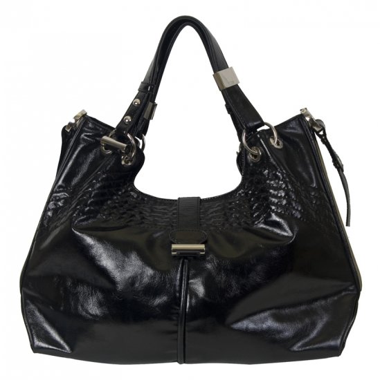 BLACK SHOULDER HANGBAG