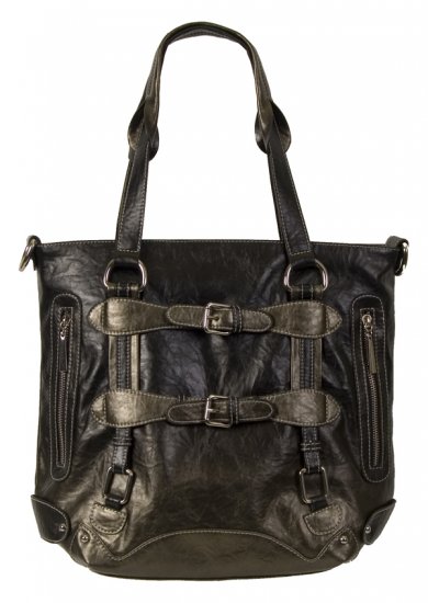 PU BLACK HANDBAG