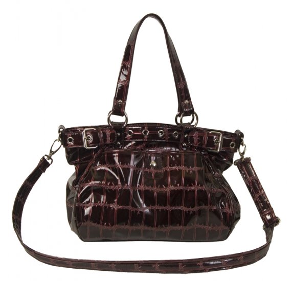PURPLE SHOULDER HANDBAG