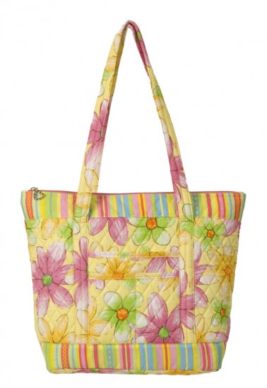 YELLOW FLOWER TOTE BAG